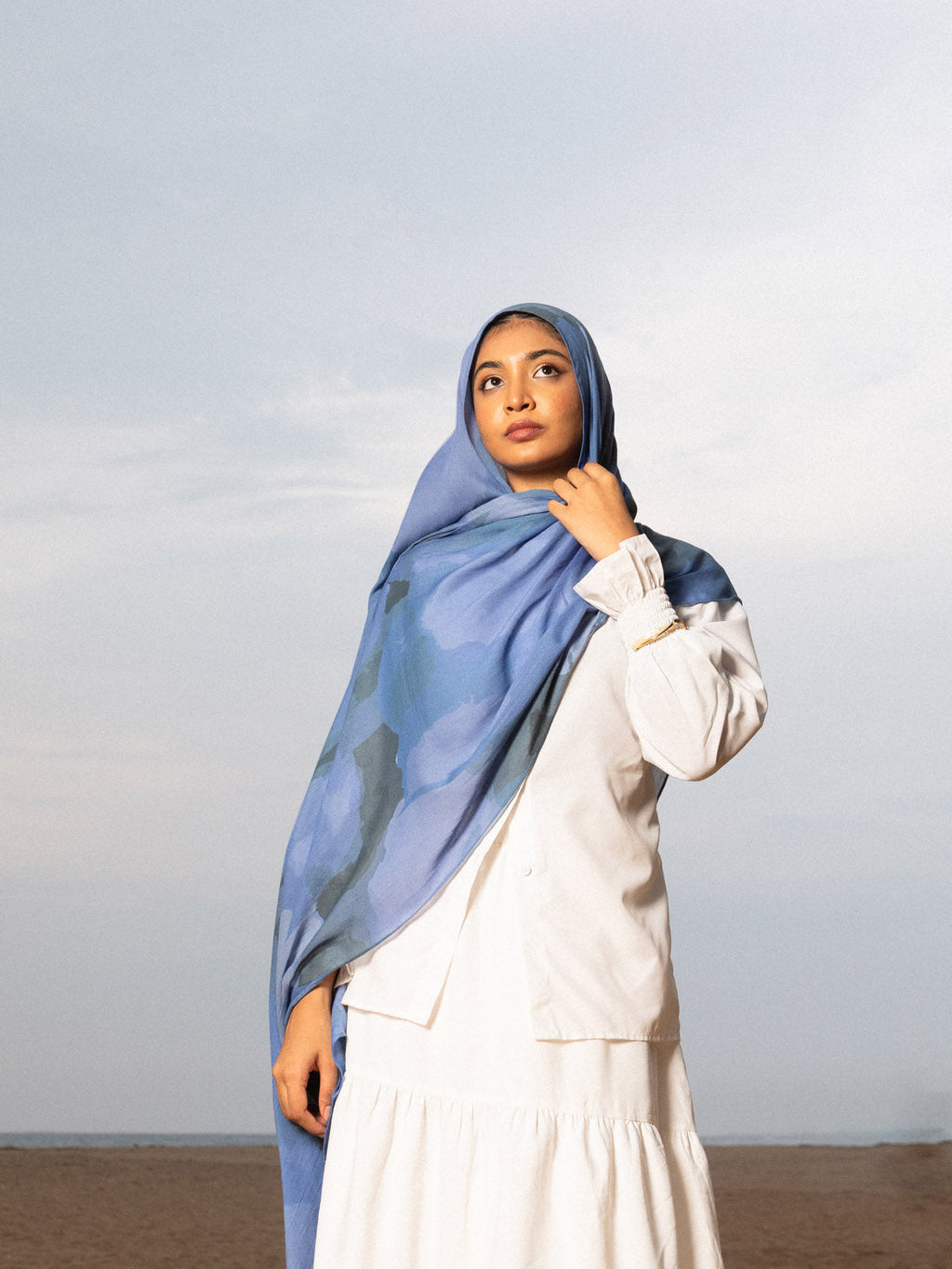 Misty Tulip - Printed Modal Hijab