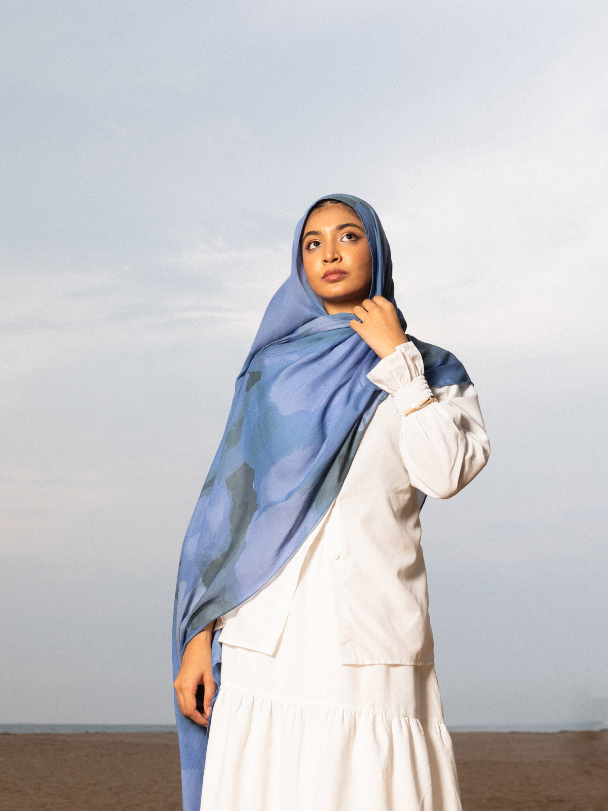 Misty Tulip - Printed Modal Hijab