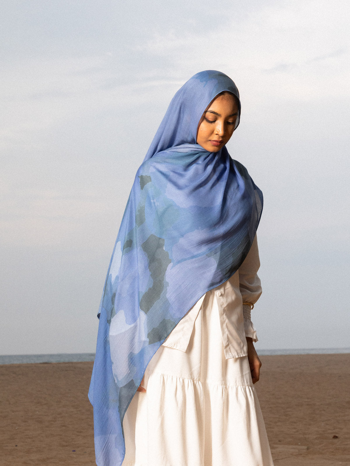 Misty Tulip - Printed Modal Hijab