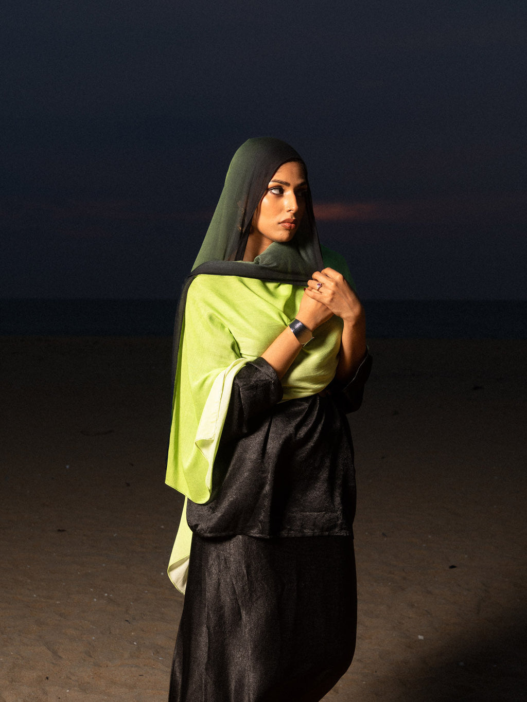Mystic Green - Printed Modal Hijab