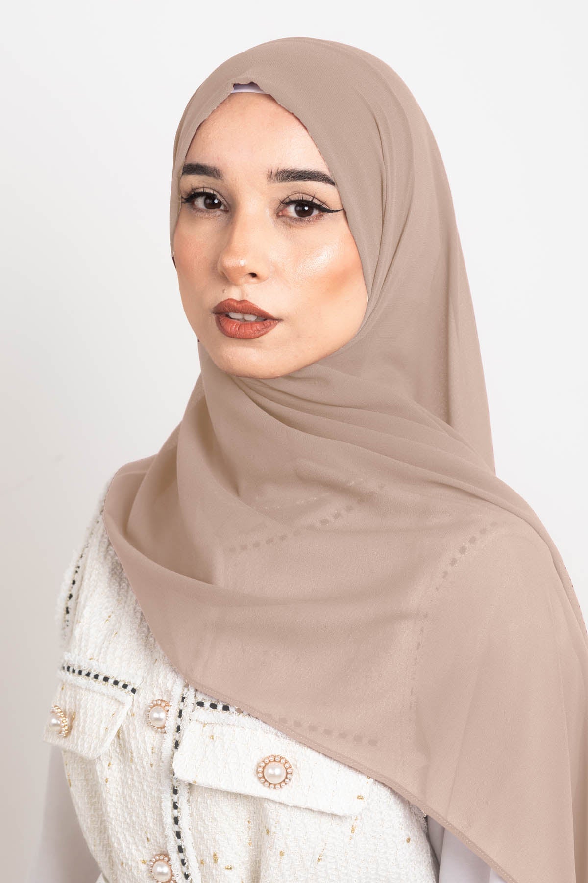 Almond - Premium Chiffon Hijab