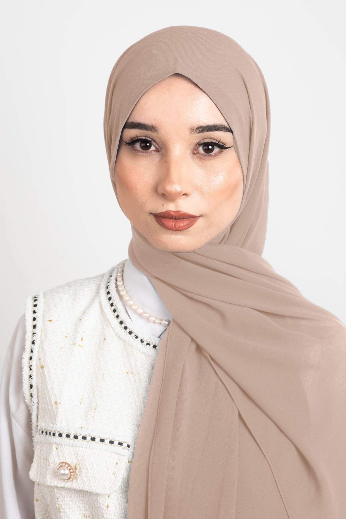 Almond - Premium Chiffon Hijab