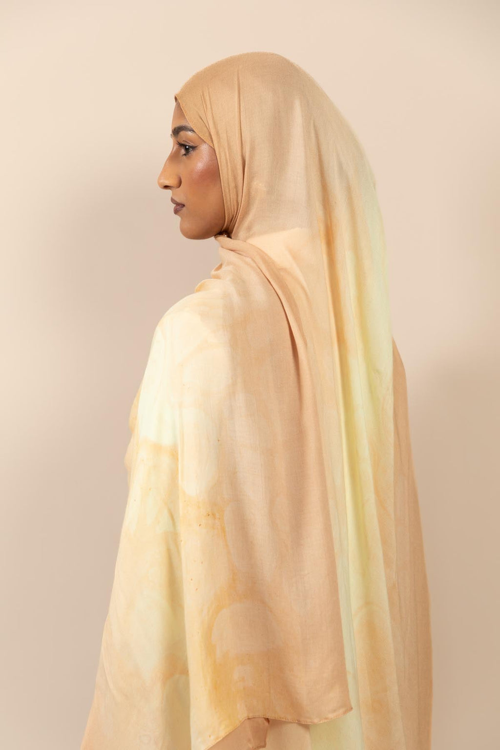 Caramel Ombrè - Printed Modal Hijab