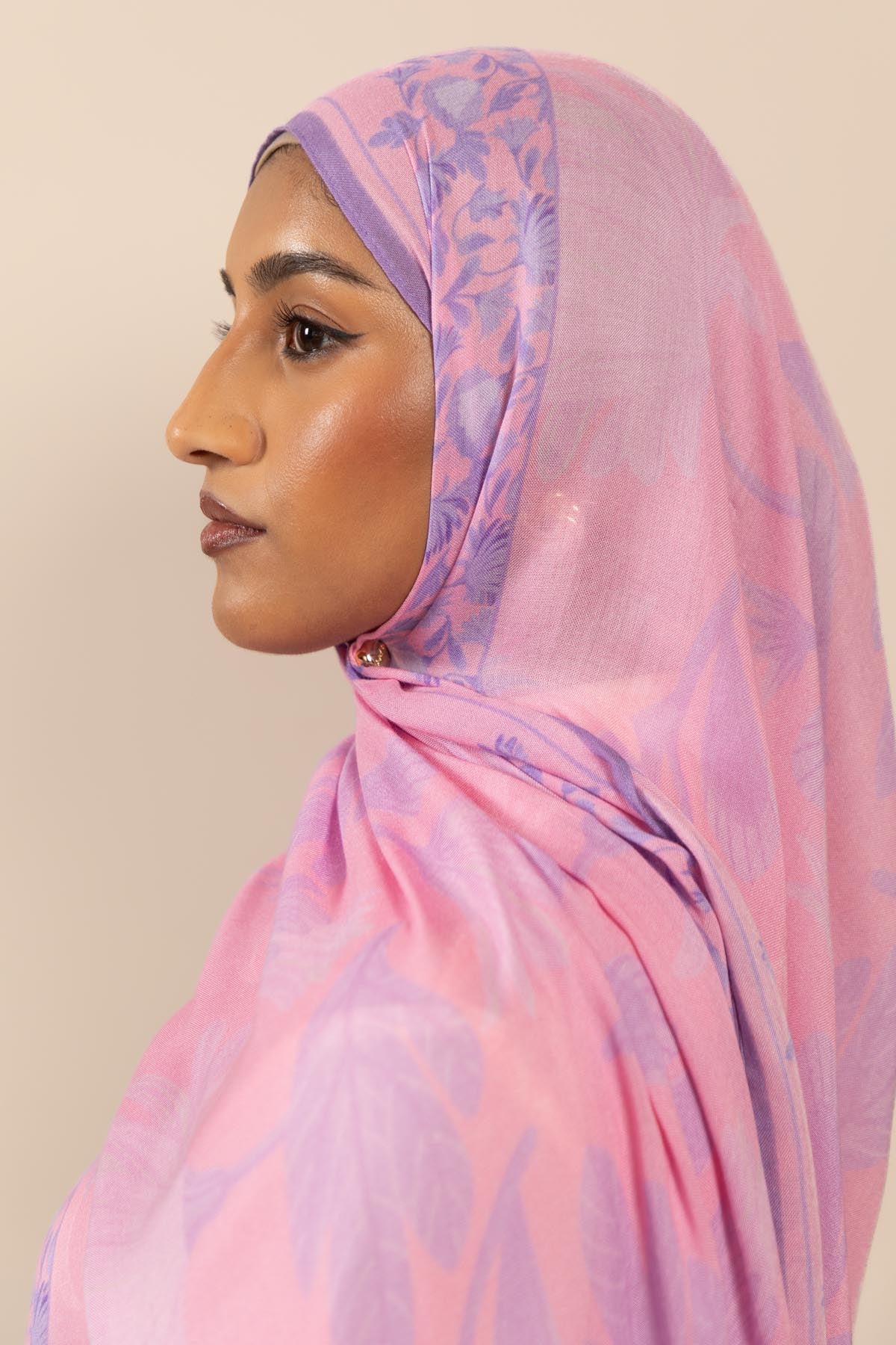 Orchid Floral - Printed Modal Hijab